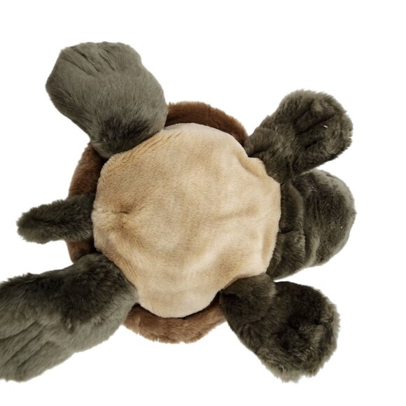 Applause Hand Puppet Plush Turtle Stuffed Animal 13" Brown & Green - Picture 3 of 5